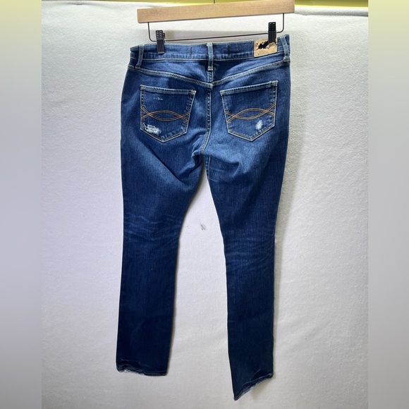 Abercrombie & Fitch Erin Distressed Skinny Jeans Womens 4s Short Stretch 2136 - Picture 9 of 11